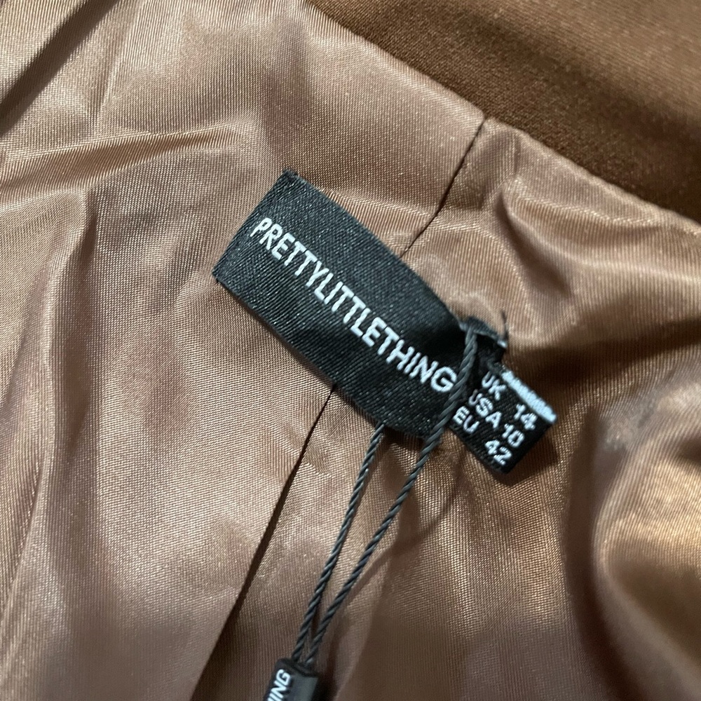 Oversized Chocolate Brown Dad Blazer - Picture 4 of 5